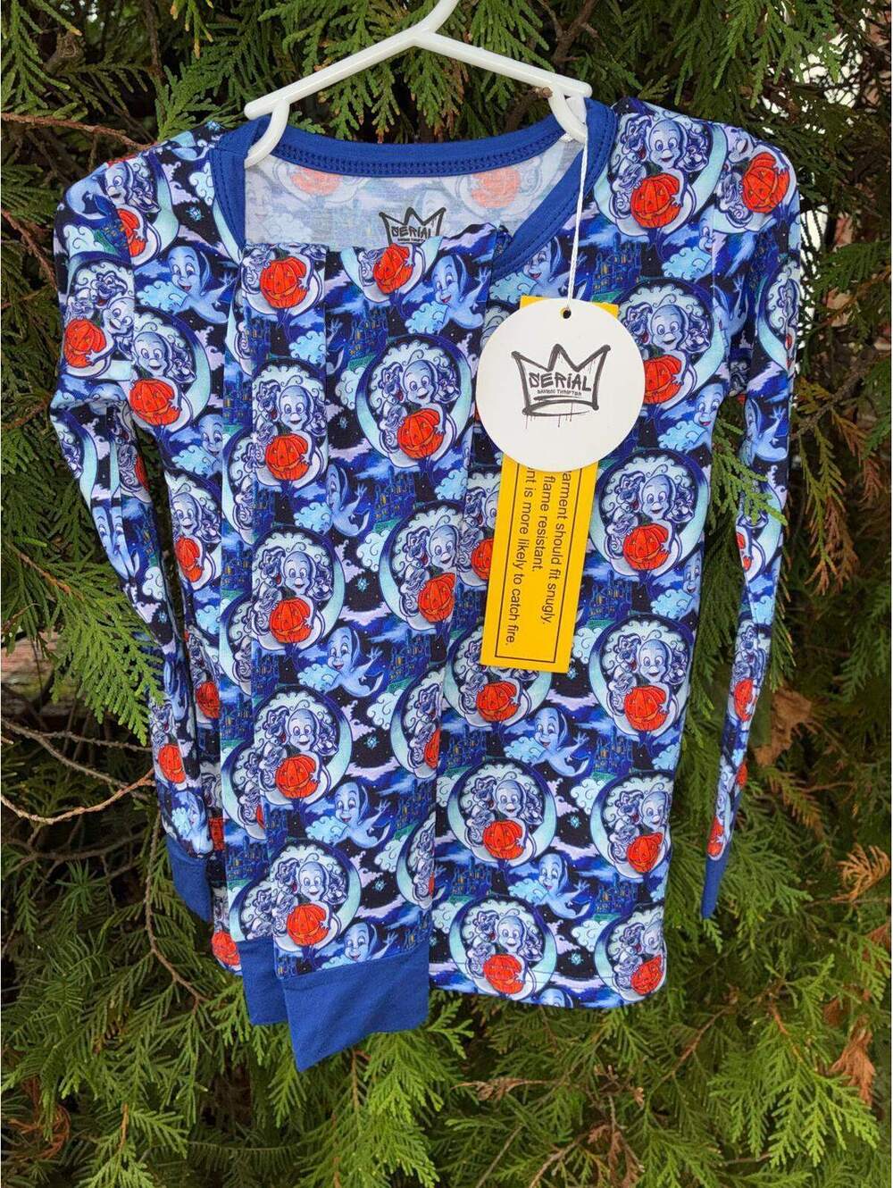 Serial Bamboo Thrifter Friendly Ghosts Long Sleeve Set 4T NWT